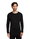 Icebreaker Unterwäsche Thermo-Langarmshirt 260 Tech Crewe - Merinowolle, enganliegend - schwarz Herren
